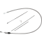 (image for) Quick Connect Upper Clutch Cable, Stainless, 46"