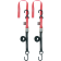 (image for) Red 1" Soft-Tye Tie-Downs