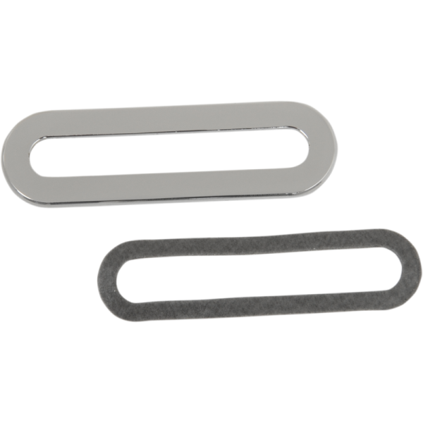 Drag Specialties Chrome Billet Indicator Light Bezel