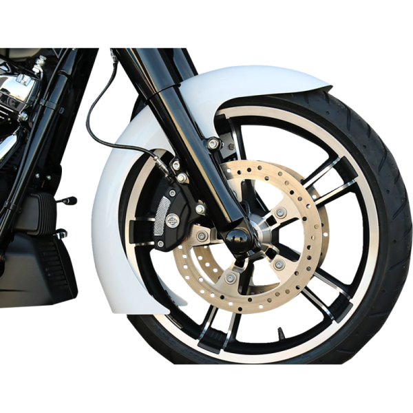 (image for) PAUL YAFFE BAGGER NATION DEI Front Fender 16"-19" Black Adapters