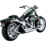 (image for) Vance & Hines Shortshots Staggered Exhaust System Chrome