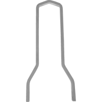 (image for) Square Tall Sissy Bar (Chrome)