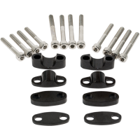 (image for) Handlebar Riser Kit for 7/8" Handlebars, Black Anodized
