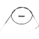 (image for) Black Vinyl Throttle Cable for FLHT