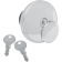(image for) Drag Specialties Screw-In Locking Gas Cap - Non-Vented, Chrome