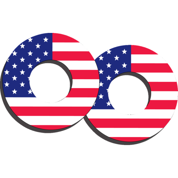 (image for) Factory Effex Moto Grip Donuts - Flag (red/white/blue)