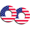 (image for) Factory Effex Moto Grip Donuts - Flag (red/white/blue)
