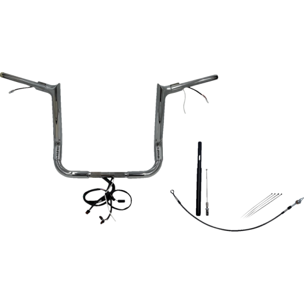 (image for) EZ Install Handlebar Kit Chrome 14" Rise