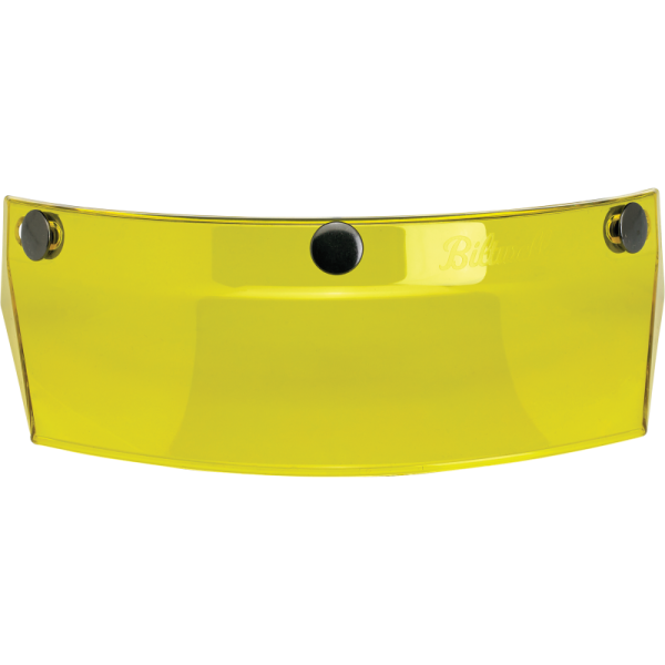 (image for) Biltwell Inc. 3-Snap Visor, Yellow Translucent