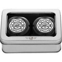 (image for) Axle Nut Cover Black w/ Maltese Cross-FIRE