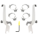 (image for) Polished Sportshields Trigger-Lock Mount Kit
