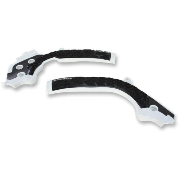 (image for) Acerbis X-Grip Frame Guard - KTM 125/150 SX 16-18, 250-450 SX-F/XC-F 16-18, 250 SX/XC/XC-W 17-18, EXC-F/XC-W 17-19 - White/black