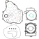 (image for) Moose Offroad Complete Gasket Kit for KTM 350 SX-F/XC-F (all) 23-24