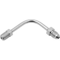 (image for) Chrome Fitting AN-3 male x 3/8"-24 inverted flare 90° long