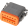 (image for) Deutsch DT Plug - Black 12-socket