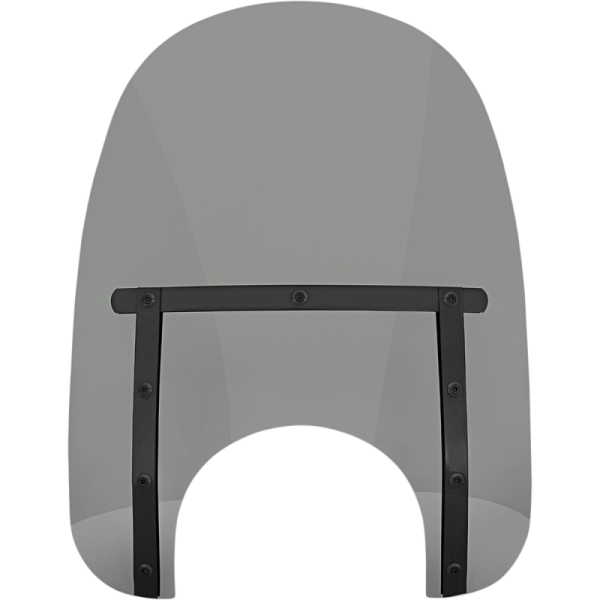 (image for) MEMPHIS SHADES METRIC Memphis Slim 17" Windshield - "Night Shades" black smoke (9" Cutout)