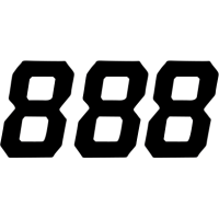 (image for) Race Series Numbers - 6" Black - No. 8