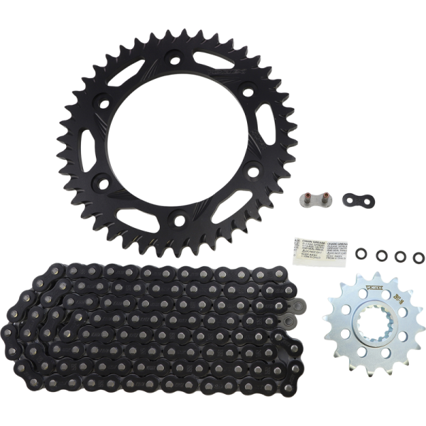 (image for) Vortex SSA Aluminum Chain Kit (Black) for Honda CBR1000RR 17-23