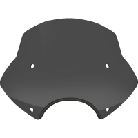 (image for) Speed Demon Sportshield - 13" Tall, Dark Black Smoke, 9" Cutout