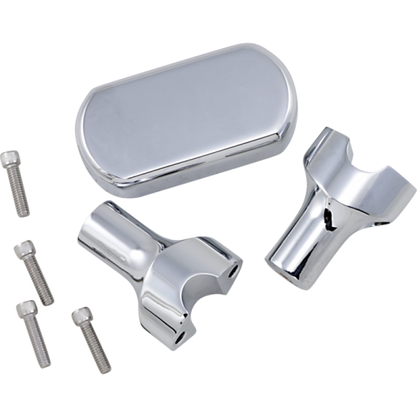 (image for) LA Choppers Solid Riser Kit Chrome 3"
