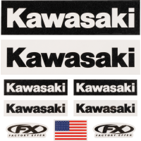 (image for) Kawasaki Iron-On Sponsor Kit