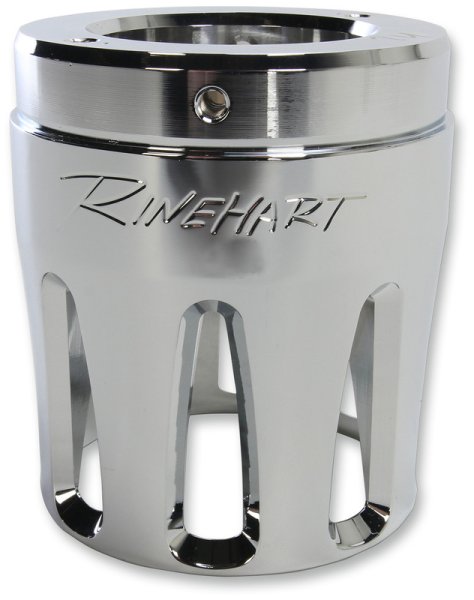(image for) Rinehart Racing Merge End Cap, Chrome (Single)