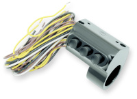 (image for) Contour Billet Handlebar Switch, Left Side Housing (For Cable Clutch), Black Anodized