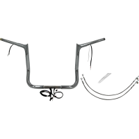 (image for) EZ Install Chrome 14" Pointed Top Handlebar Kit