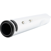 (image for) HP45 4.5" Slip-On Mufflers, Chrome/Black