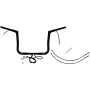 (image for) Pre-Wired EZ Install 1 1/4" Flat Top Handlebar Gloss Black 12" Rise
