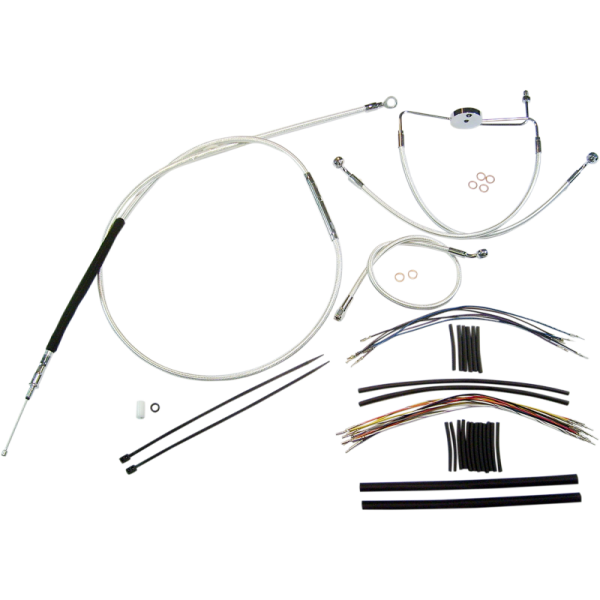(image for) MAGNUM Sterling Chromite Handlebar Installation Kit (15"-17" Apes)