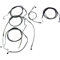 (image for) Black Pearl Handlebar Installation Kit (10" Apes)