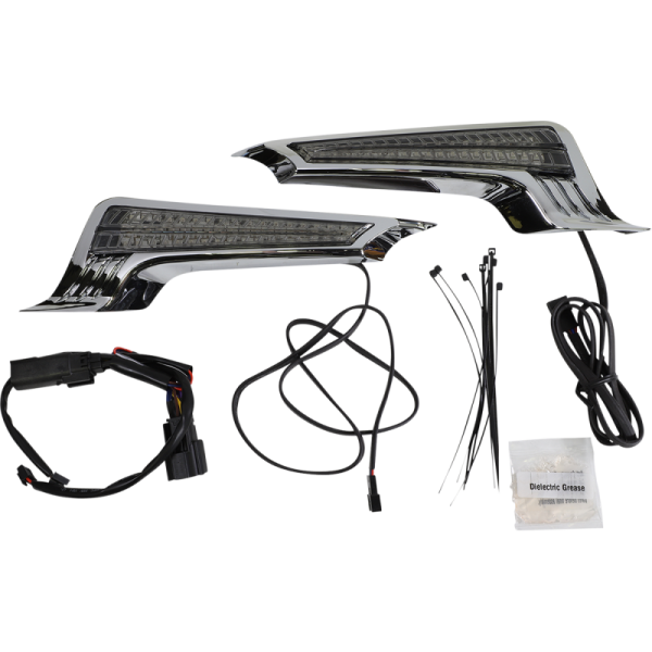 (image for) CIRO LLC Filler Panel Lights Chrome/Smoke/Red