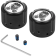 (image for) Front Axle Nut Cover - Black w/ masked skull