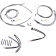 (image for) Burly Brand Stainless Steel Handlebar Cable/Line Install Kit, For 14" Ape hanger bar