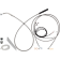 (image for) Stainless Complete EZ Install Kit - 11"-12" Handlebars