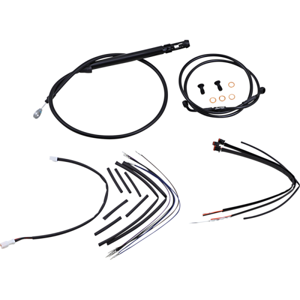 (image for) Burly Brand Jail Bar Install Kit - Black Vinyl