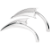 (image for) Arlen Ness Micro Mirrors - Scoop, Left - Chrome