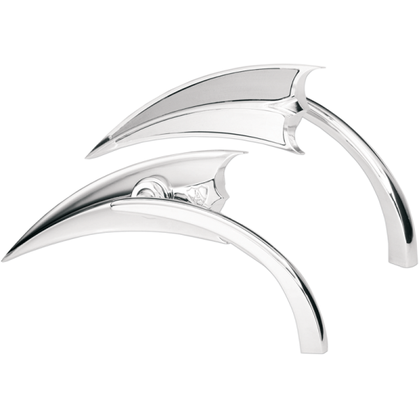 (image for) Arlen Ness Micro Mirrors - Scoop, Left - Chrome
