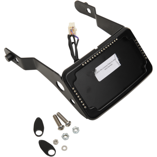 (image for) Cycle Visions Curved License Plate Mount - Slick Signal