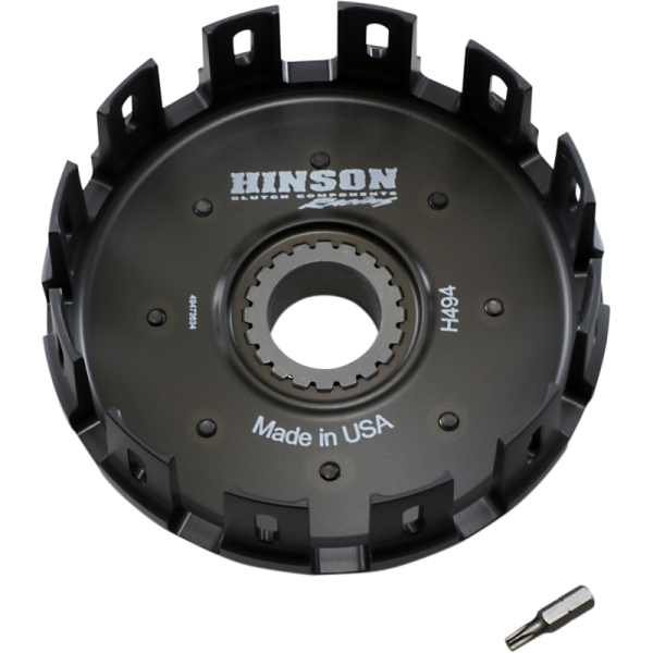 (image for) HINSON RACING Hinson Billet Clutch Basket w/ Cushions and Starter Gear