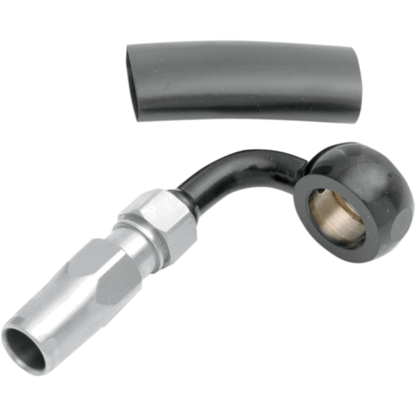 (image for) MAGNUM Black Chrome Banjo Fitting 7/16" 90°