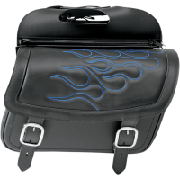 (image for) Highwayman Tattoo Saddlebags Blue Medium
