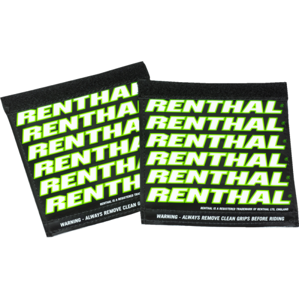 (image for) Renthal Clean Grip Covers - Black/Green/White