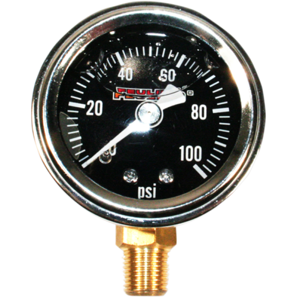 (image for) FEULING OIL PUMP CORP. Oil Pressure Gauge - Black Face, Bottom Port