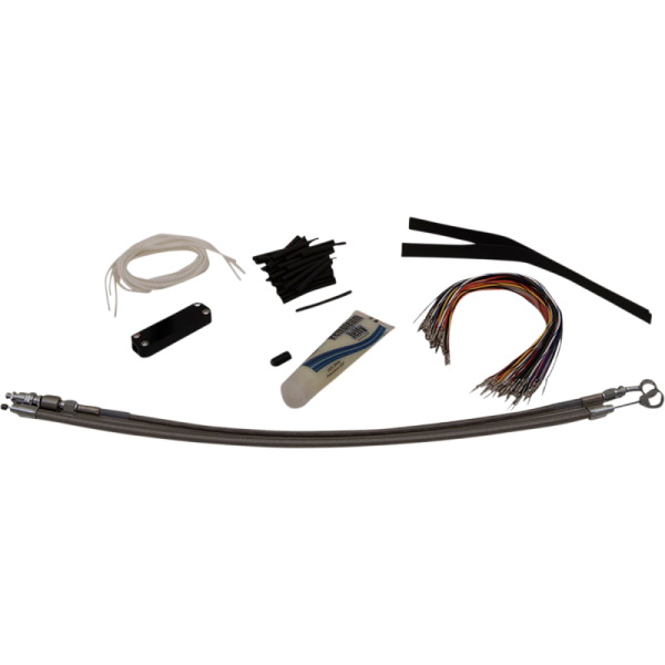 (image for) FAT BAGGERS INC EZ Install Kit Braided 14"