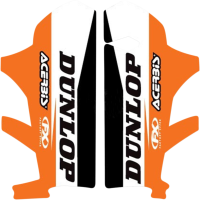 (image for) Factory Effex Sponsor Logo Lower Fork Guard Graphics - KTM EXC/SX/XC 15-22