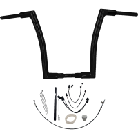 (image for) Fat Baggers Flat Top EZ Install Handlebar 16" Gloss Black