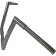 (image for) Flat Top Handlebar Chrome 10 Inch