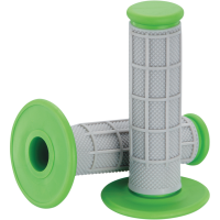 (image for) Moose Offroad Qualifier Grips - Half Waffle Gray/green
